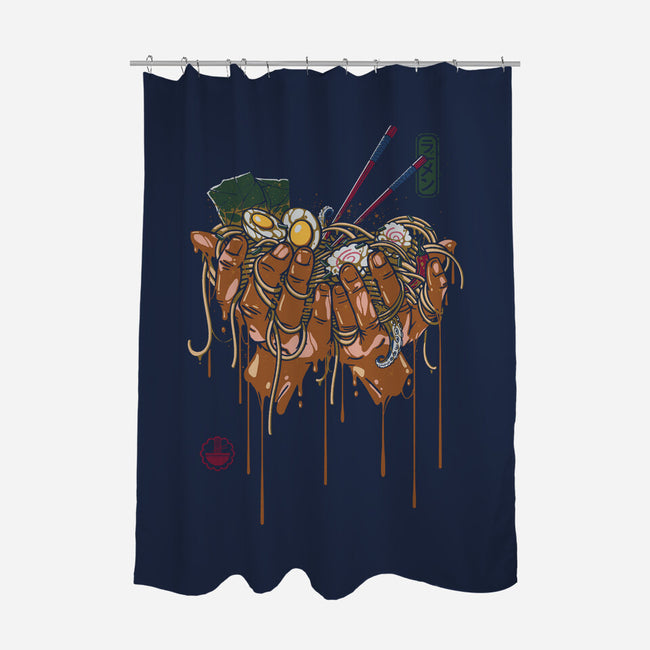 Ramen Hands-none polyester shower curtain-Getsousa!