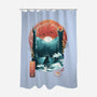 Magical Towers-none polyester shower curtain-dandingeroz