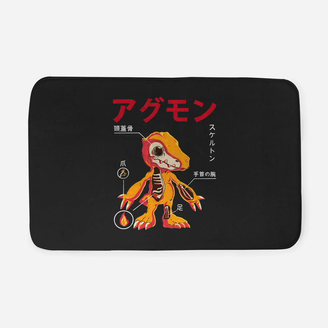 Anatomy Of A Digital Monster-none memory foam bath mat-Diego Gurgell