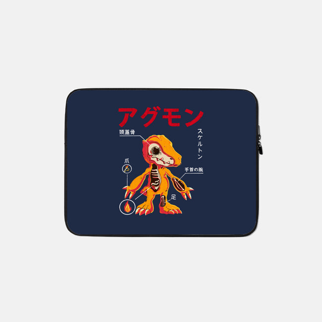 Anatomy Of A Digital Monster-none zippered laptop sleeve-Diego Gurgell