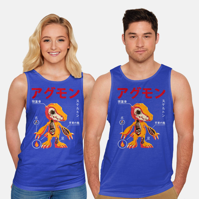 Anatomy Of A Digital Monster-unisex basic tank-Diego Gurgell