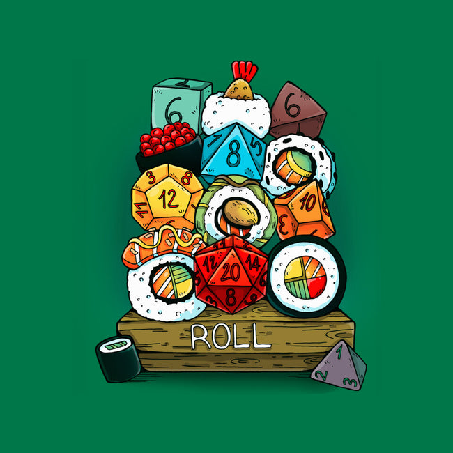 Sushi Roll-none removable cover w insert throw pillow-Vallina84