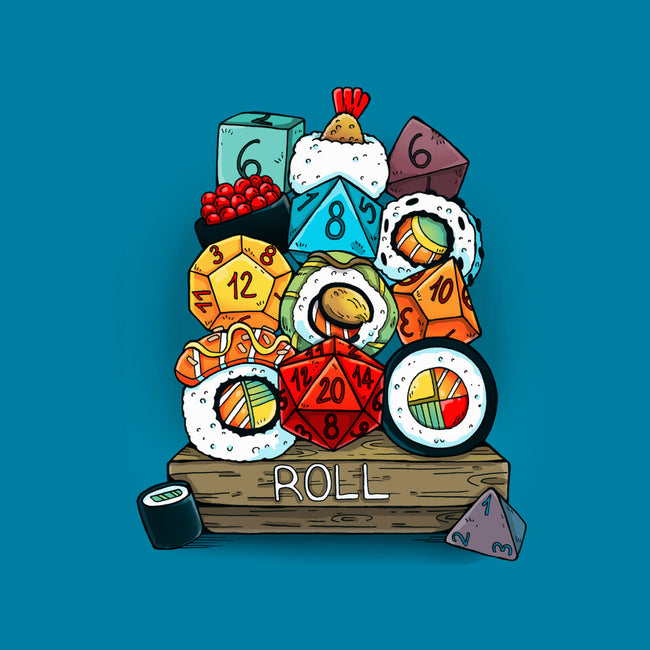 Sushi Roll-none removable cover w insert throw pillow-Vallina84