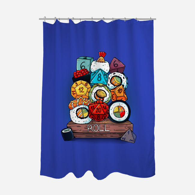 Sushi Roll-none polyester shower curtain-Vallina84