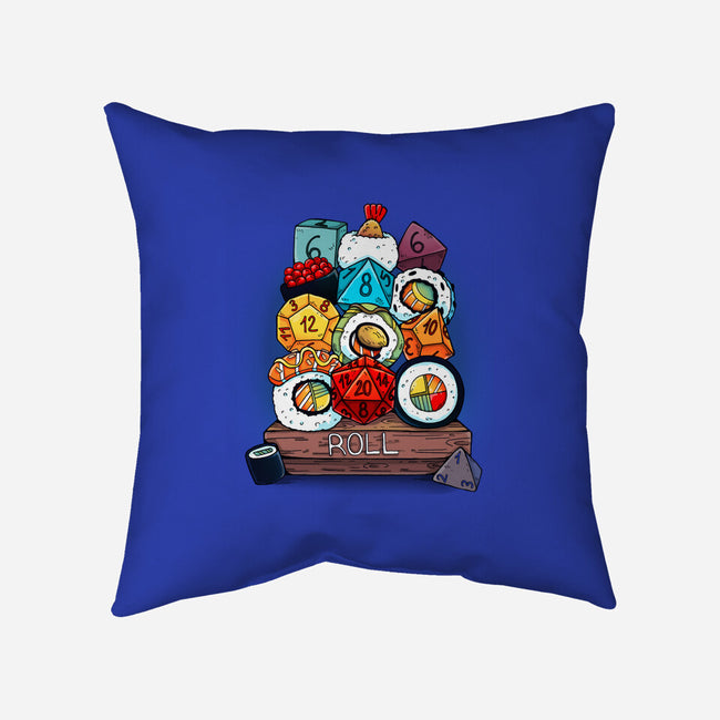 Sushi Roll-none removable cover w insert throw pillow-Vallina84