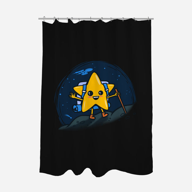 A Star Trekking-none polyester shower curtain-Boggs Nicolas