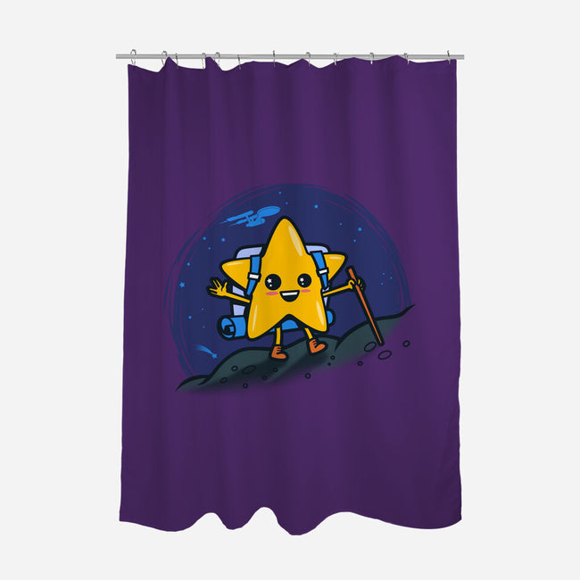 A Star Trekking-none polyester shower curtain-Boggs Nicolas