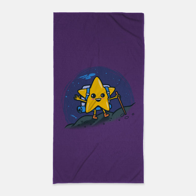 A Star Trekking-none beach towel-Boggs Nicolas