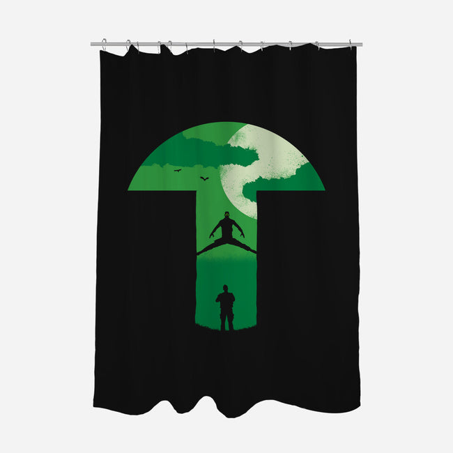 Infiltration-none polyester shower curtain-Astoumix