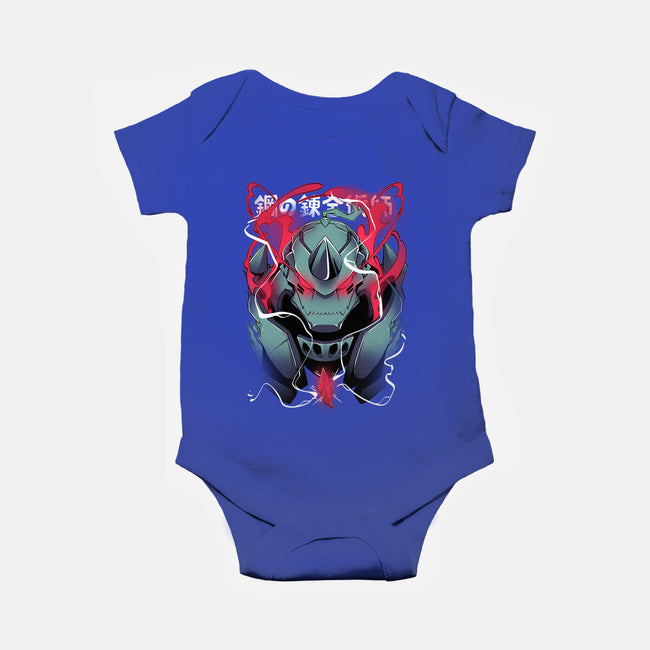 Alphonse Elric-baby basic onesie-Kabuto Studio