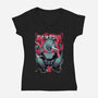 Alphonse Elric-womens v-neck tee-Kabuto Studio