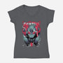 Alphonse Elric-womens v-neck tee-Kabuto Studio