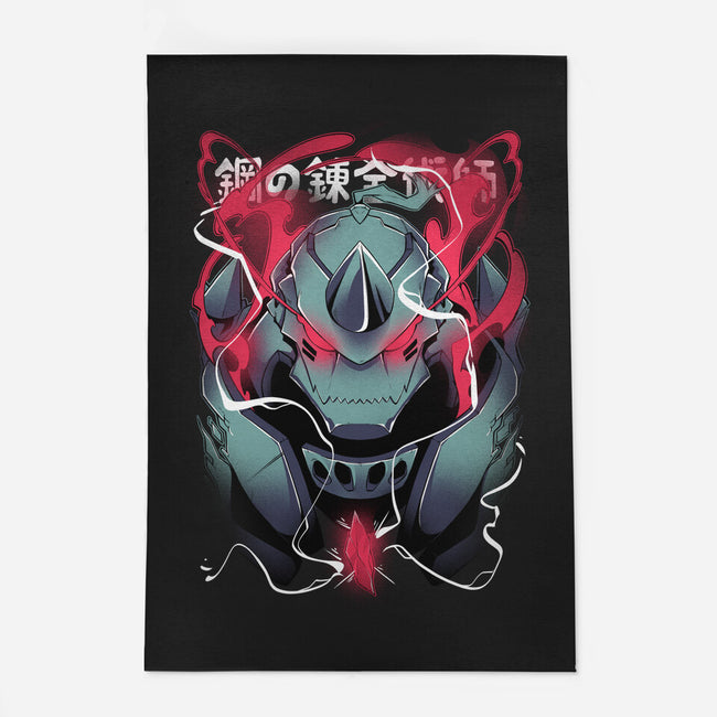 Alphonse Elric-none outdoor rug-Kabuto Studio