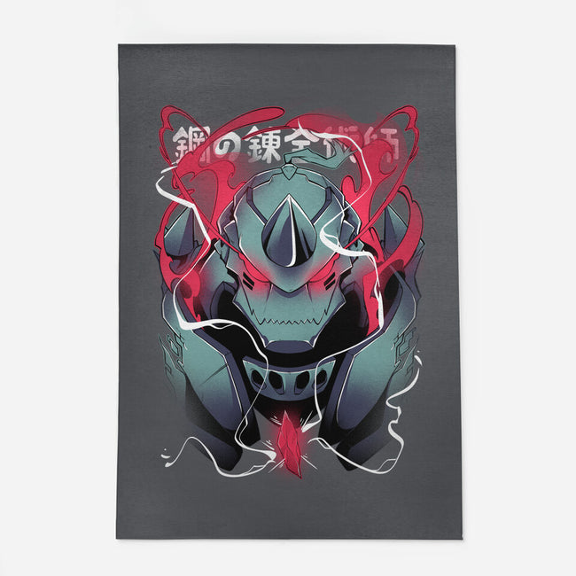 Alphonse Elric-none outdoor rug-Kabuto Studio