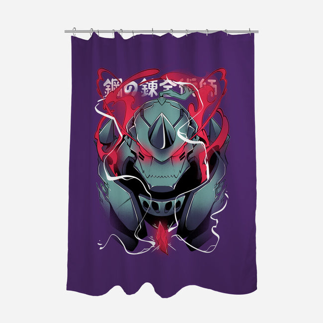 Alphonse Elric-none polyester shower curtain-Kabuto Studio