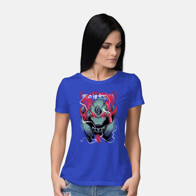 Alphonse Elric-womens basic tee-Kabuto Studio