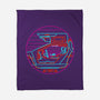 80's Future-none fleece blanket-rocketman_art