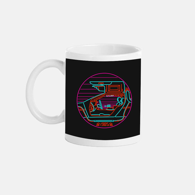 80's Future-none glossy mug-rocketman_art