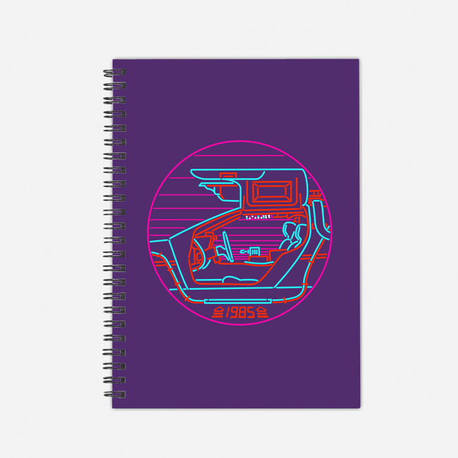 80's Future-none dot grid notebook-rocketman_art