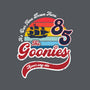Goonies Never Say Die-womens v-neck tee-DrMonekers