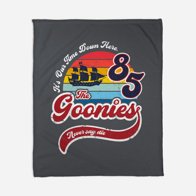 Goonies Never Say Die-none fleece blanket-DrMonekers