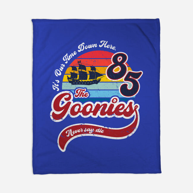 Goonies Never Say Die-none fleece blanket-DrMonekers