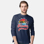 Goonies Never Say Die-mens long sleeved tee-DrMonekers