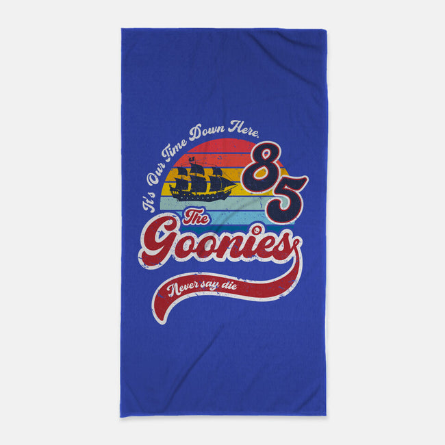 Goonies Never Say Die-none beach towel-DrMonekers