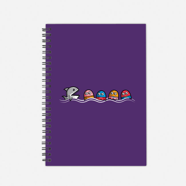 PAC-Shark-none dot grid notebook-krisren28