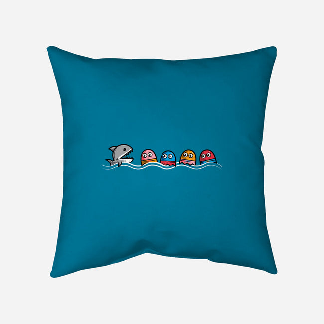 PAC-Shark-none removable cover w insert throw pillow-krisren28