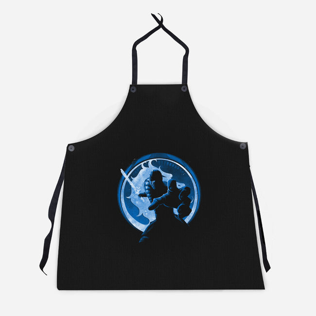 Cryomancer Ninja-unisex kitchen apron-teesgeex