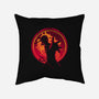 Flame Fist-none removable cover throw pillow-teesgeex