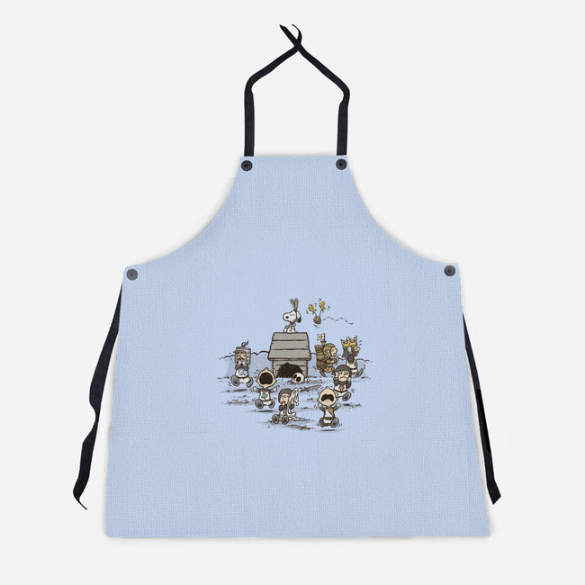 The Killer Beagle Of Caerbannog-unisex kitchen apron-kg07
