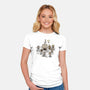 The Killer Beagle Of Caerbannog-womens fitted tee-kg07