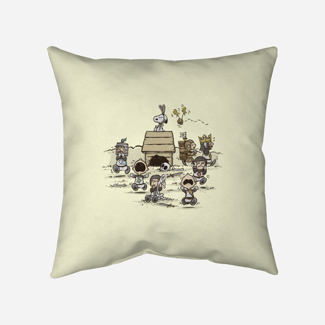 The Killer Beagle Of Caerbannog-none removable cover w insert throw pillow-kg07