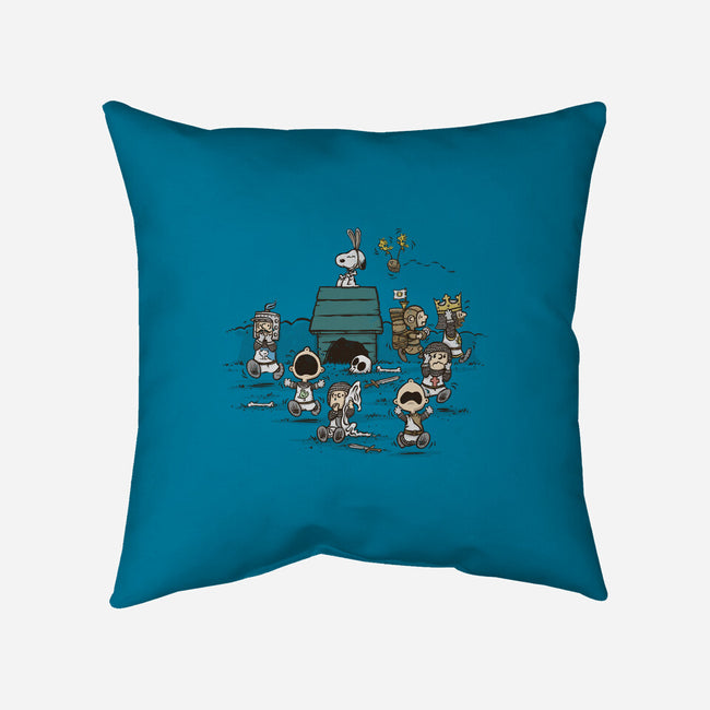 The Killer Beagle Of Caerbannog-none removable cover w insert throw pillow-kg07