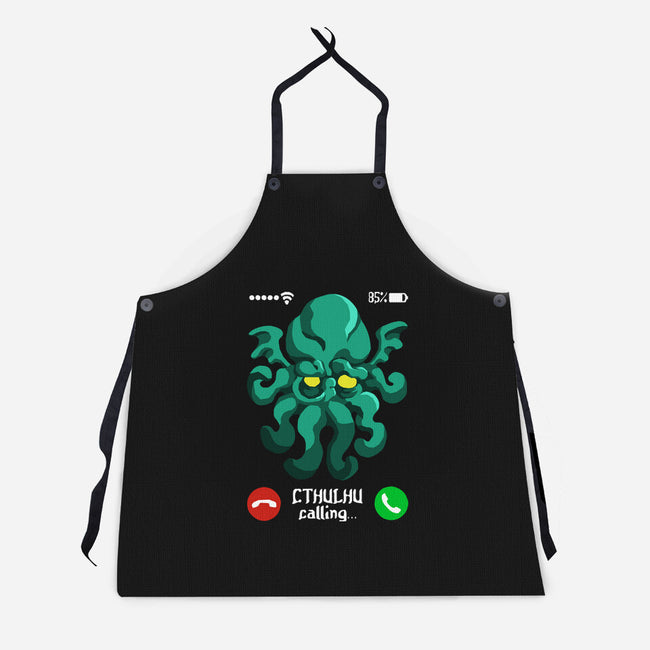 The Call-unisex kitchen apron-ugurbs