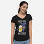 Wishing-womens v-neck tee-FunkVampire