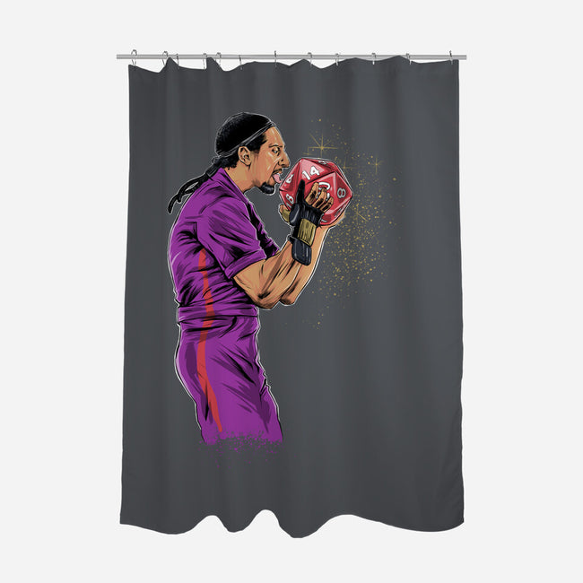 Jesus Strike-none polyester shower curtain-zascanauta