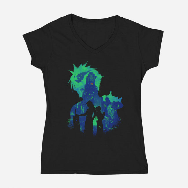 Memories-womens v-neck tee-Genesis993