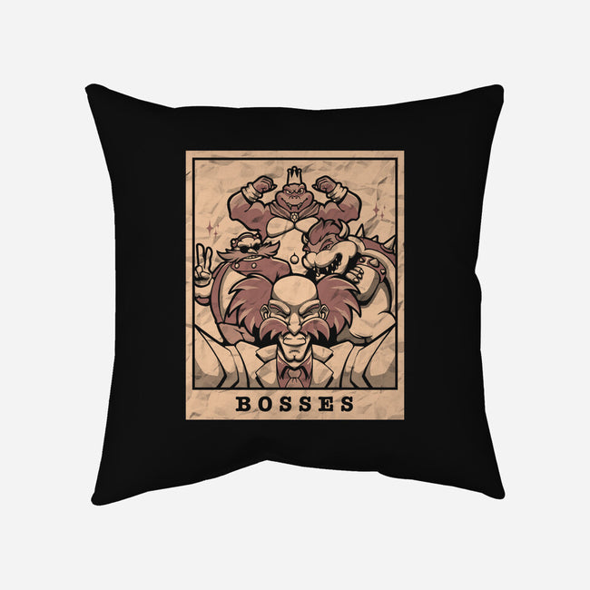 Bosses-none non-removable cover w insert throw pillow-eduely