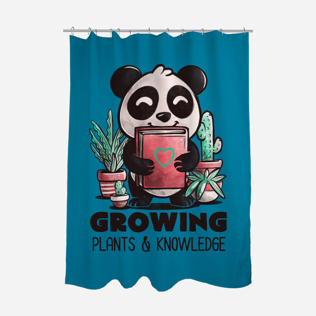 Growing-none polyester shower curtain-koalastudio