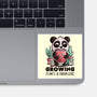 Growing-none glossy sticker-koalastudio