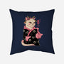 Neko Geisha-none removable cover w insert throw pillow-vp021