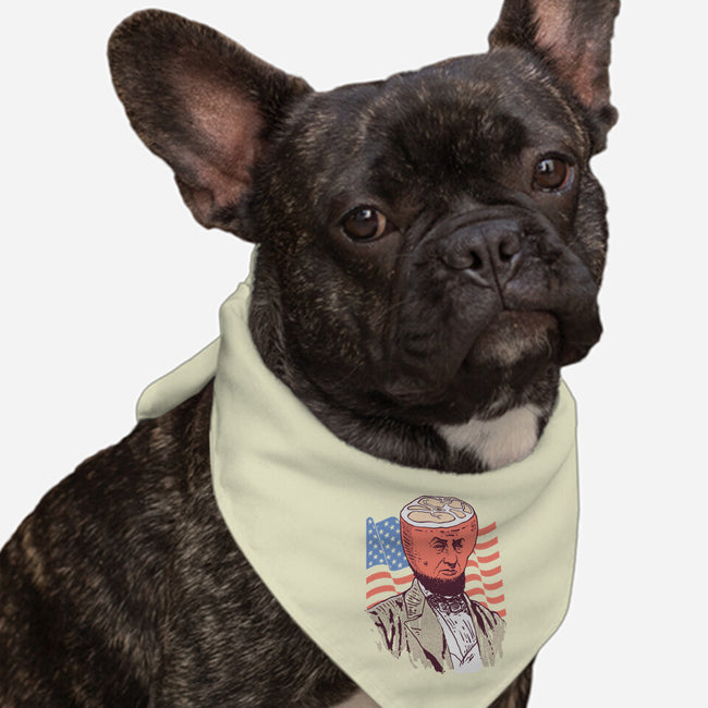 Abra-Ham Lincoln-dog bandana pet collar-demonigote