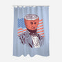 Abra-Ham Lincoln-none polyester shower curtain-demonigote