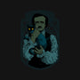 Poe And The Black Cat-none stretched canvas-Hafaell