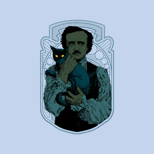 Poe And The Black Cat-none memory foam bath mat-Hafaell