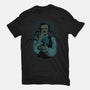 Poe And The Black Cat-womens basic tee-Hafaell