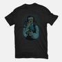 Poe And The Black Cat-womens fitted tee-Hafaell